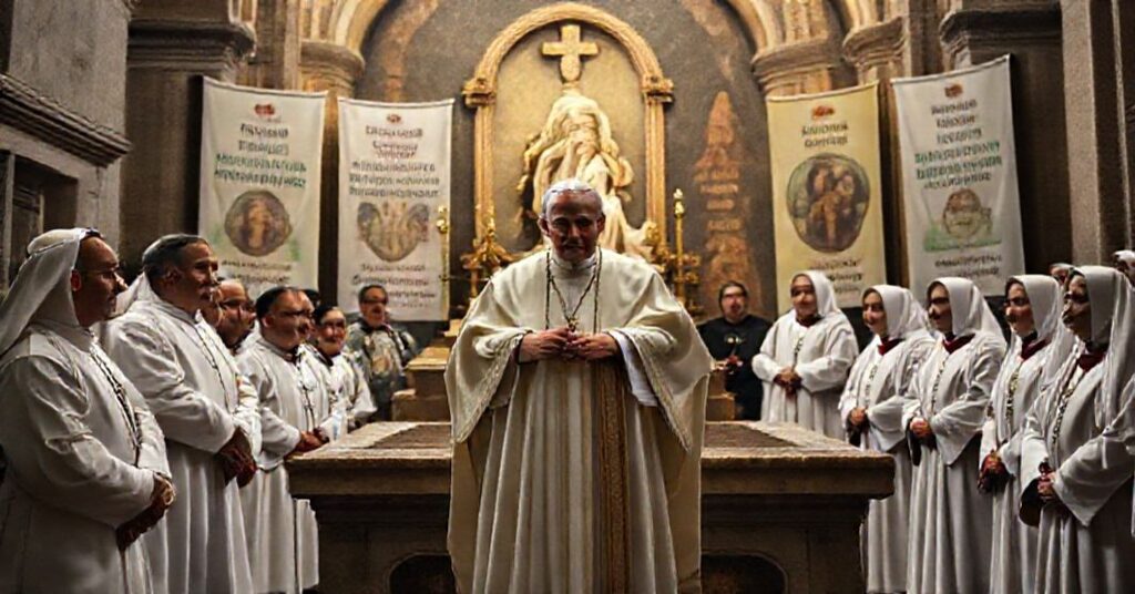 Uzurpator "Leon XIV" modlił się przy grobie św. Franciszka w Asyżu podczas wizyty z okazji 800-lecia śmierci świętego.