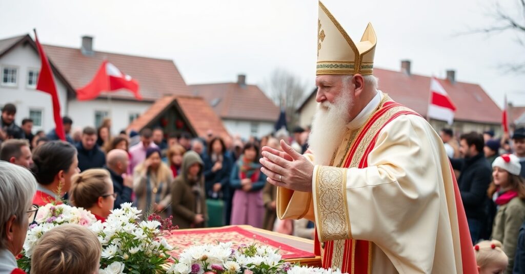 Uzurpator Leon XIV (Robert Prevost) w Madrycie podczas fałszywej wizyty papieskiej w 2026 roku.