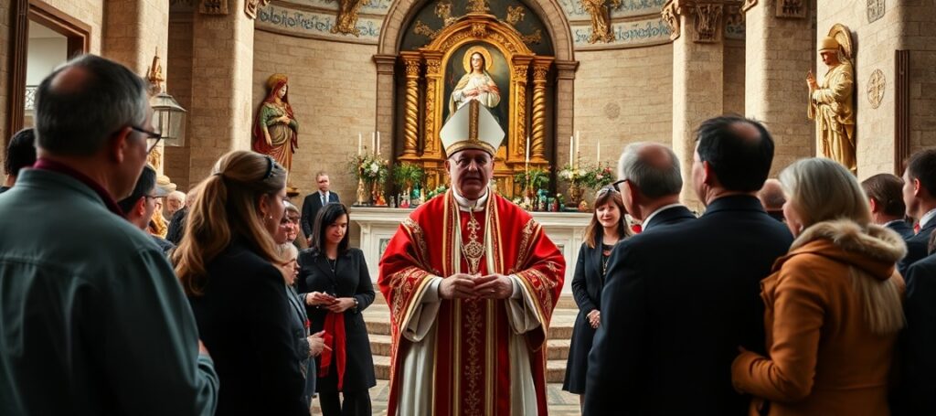 Uzurpator Leon XIV odwiedza sanktuarium Matki Bożej Różańcowej w Pompejach
