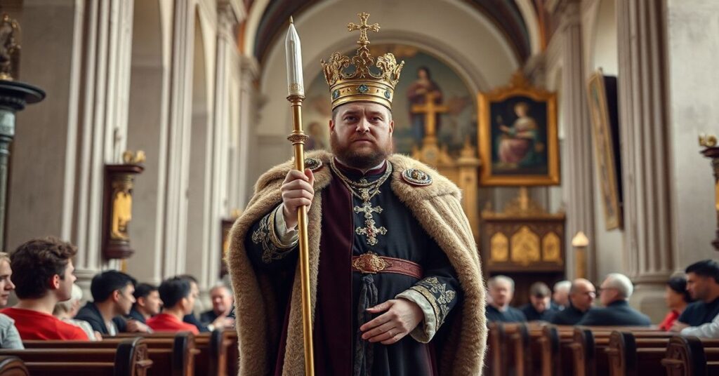Uzurpator Leon XIV przyjmuje anglikańską 'arcybiskupę' Sarę Mullally w Kaplicy Klementyńskiej bazyliki św. Piotra