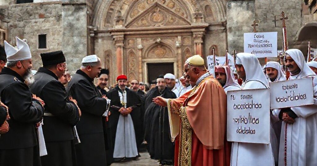 Uzurpator w Turecji: Scena fałszywej jedności ekumenicznej z tradycyjnymi katolikami w tle