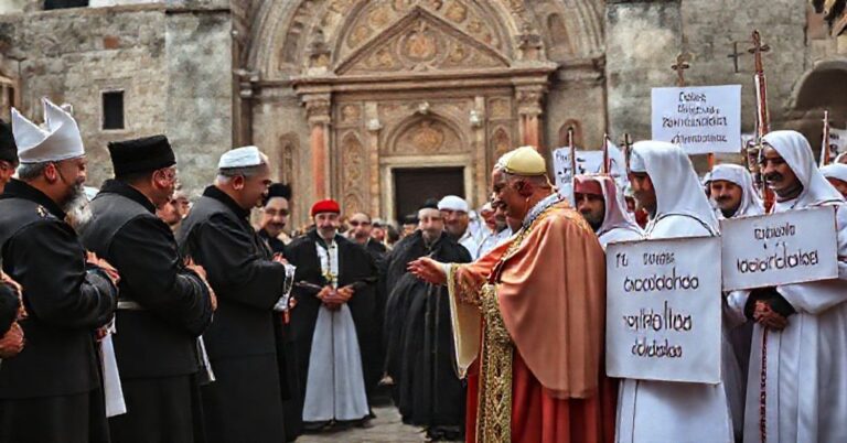 Uzurpator w Turecji: Scena fałszywej jedności ekumenicznej z tradycyjnymi katolikami w tle