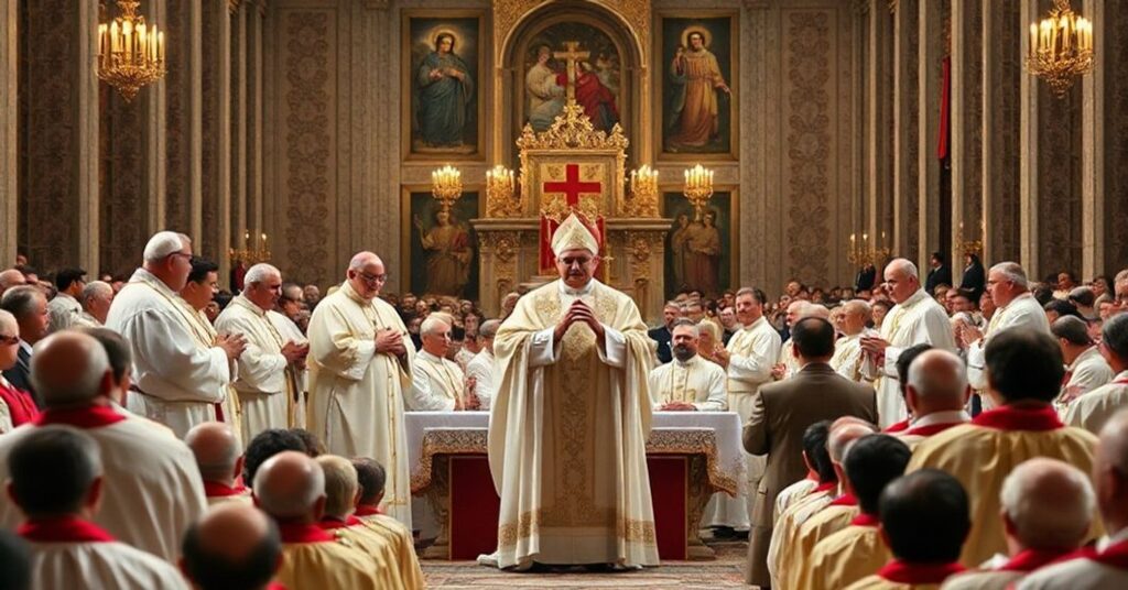 Ceremonia fałszywej kanonizacji w Watykanie przez antypapieża Leona XIV w 2025 roku