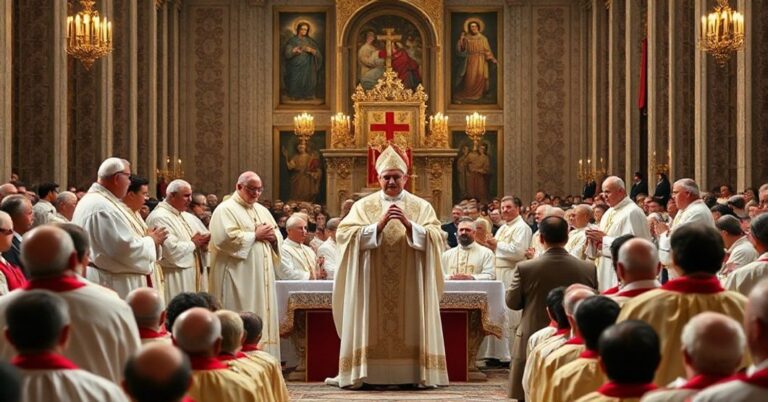 Ceremonia fałszywej kanonizacji w Watykanie przez antypapieża Leona XIV w 2025 roku