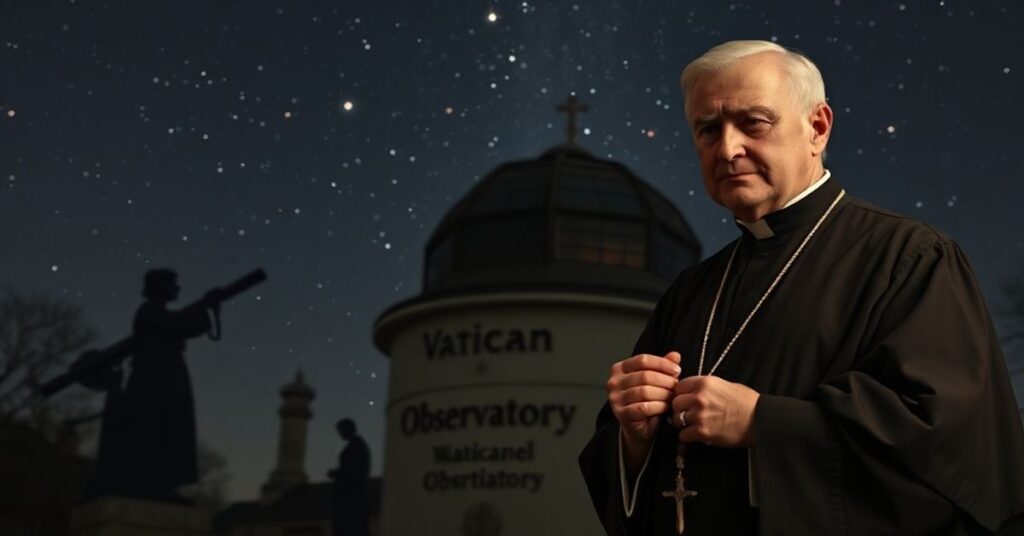 Ksiądz w tradycyjnym stroju katolickim przestrzega przed gloryfikacją heretyckich postaci na niebie