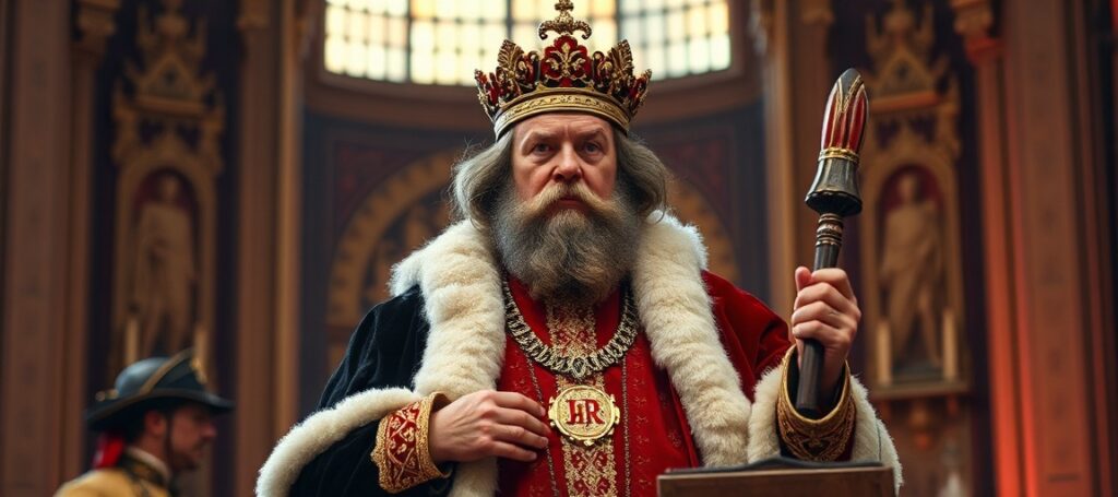 Abp Antonio Staglianò i uzurpator Leon XIV w opuszczonej kaplicy rzymskiej przy obserwowaniu dokumentów o Obserwatorium ds. Środowiska i Technologii Cyfrowych.
