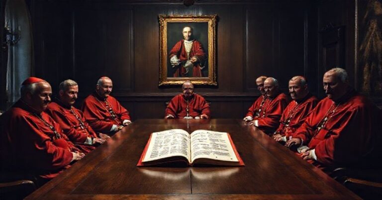 Scena w Watykanie: kardynałowie zgromadzili się wokół dokumentów wprowadzających zmiany w Kurii Rzymskiej