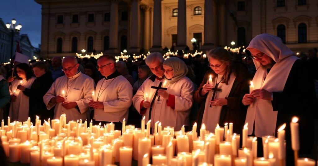 Uczestnicy pro-life wigilii w Helsinkach z 8645 świecami na cześć dzieci zabitych przez aborcję w 2024 roku