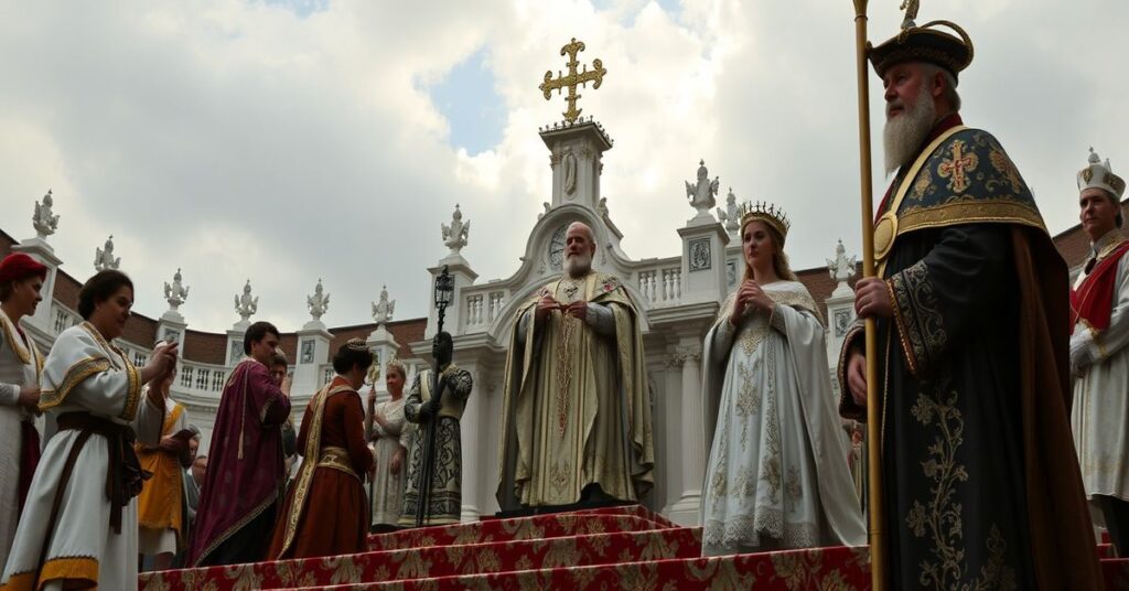 Uzurpator Leon XIV podczas Mszy Świętej na stadionie w Monako.