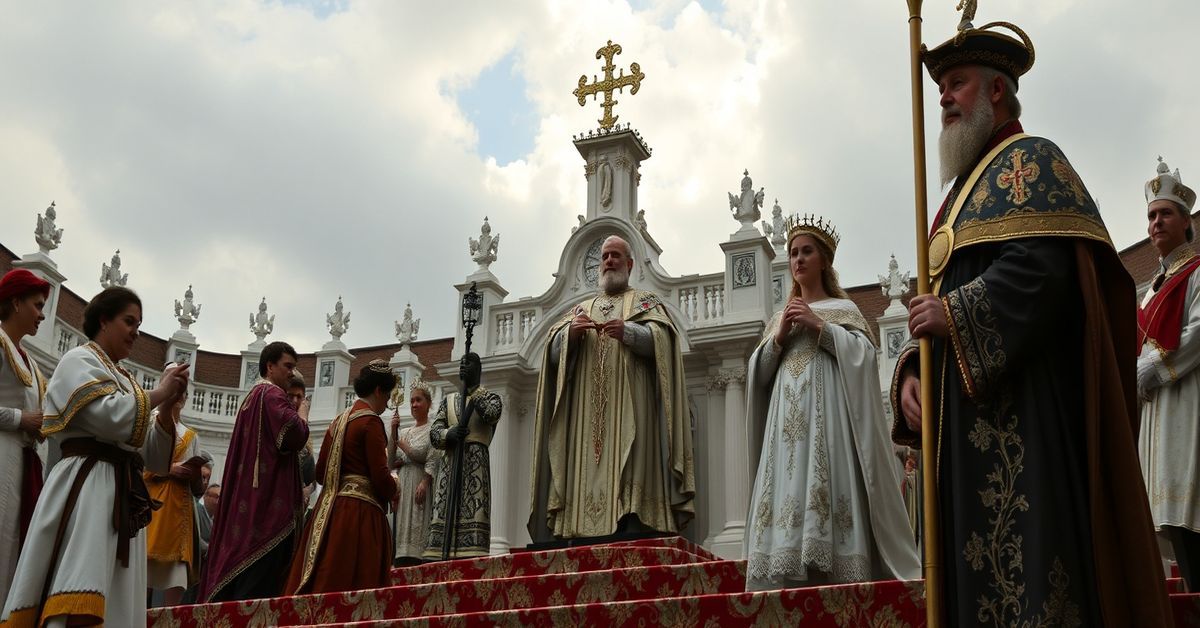 Wizyta uzurpatora Leona XIV w Monako - spektakl modernistycznej hagiografii Uzurpator Leon XIV podczas Mszy Świętej na stadionie w Monako.