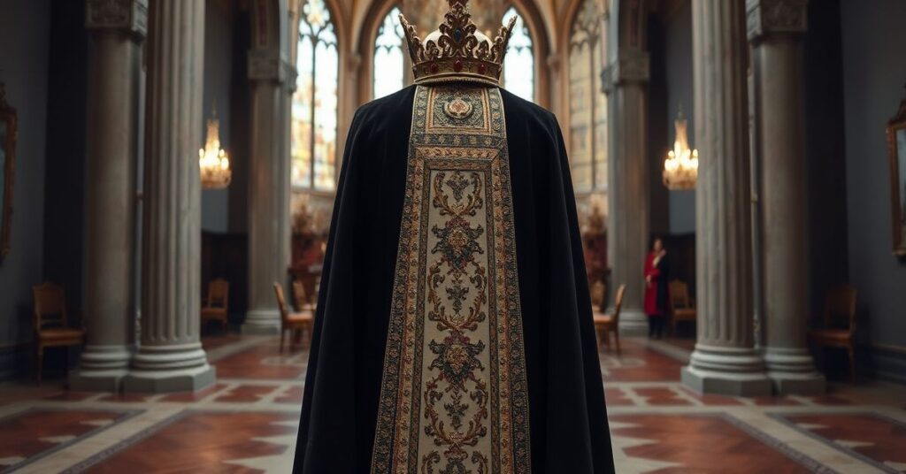 Wystawa "Niech nas widzą!" na Zamku Królewskim w Warszawie - porównanie stroju koronacyjnego ze współczesnymi projektami z katolickiego punktu widzenia.