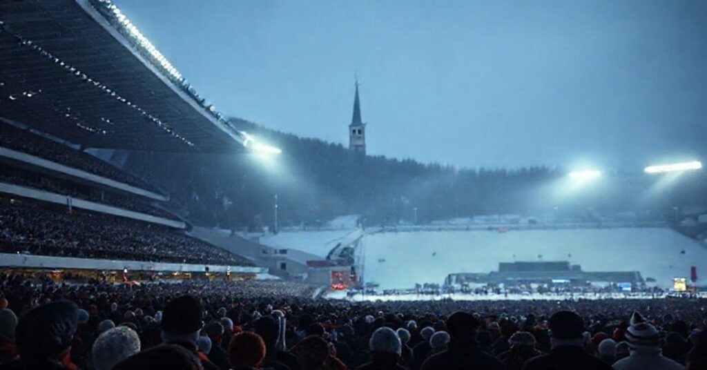 Pogardliwy widok na XXV Zimowe Igrzyska Olimpijskie w Mediolanie i Cortinie d'Ampezzo jako symbol apostazji współczesnego świata.