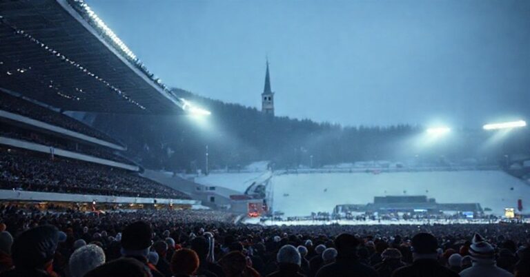 Pogardliwy widok na XXV Zimowe Igrzyska Olimpijskie w Mediolanie i Cortinie d'Ampezzo jako symbol apostazji współczesnego świata.