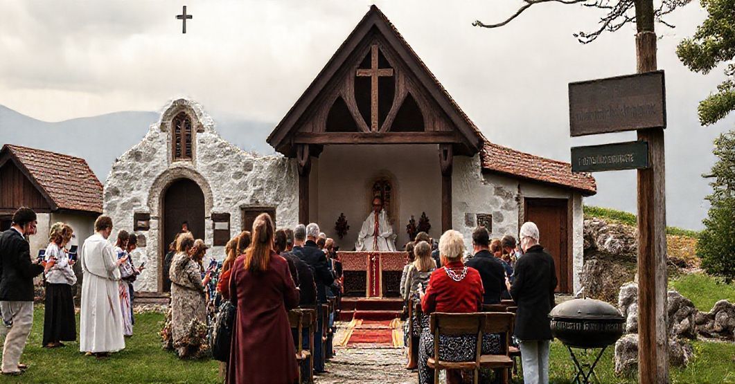 Tradycyjny kościelny dom rekolekcyjny Bonifratrów w Zakopanem przekształcony w nowoczesny ośrodek turystyczny, łączący elementy religijne z zgorzeliną światowością.