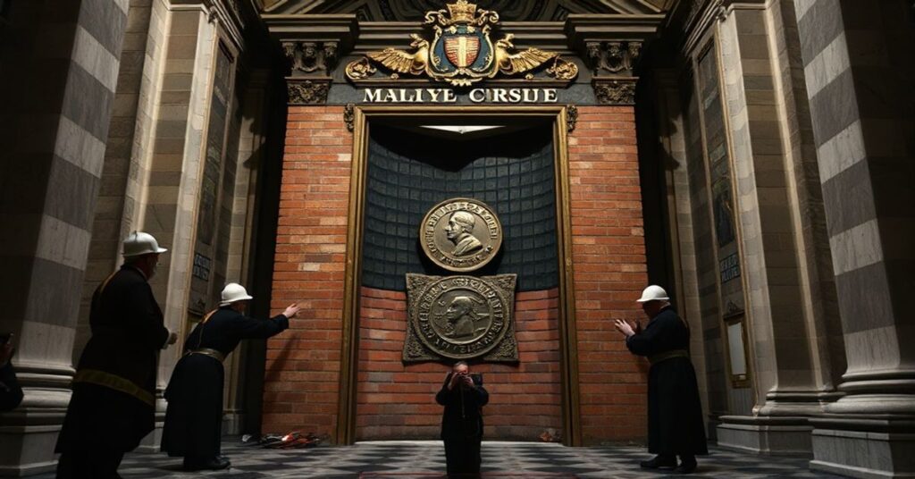 Bazylika św. Piotra w Rzymie podczas rytuału zamykania Drzwi Świątecznych 16 stycznia 2026 r.