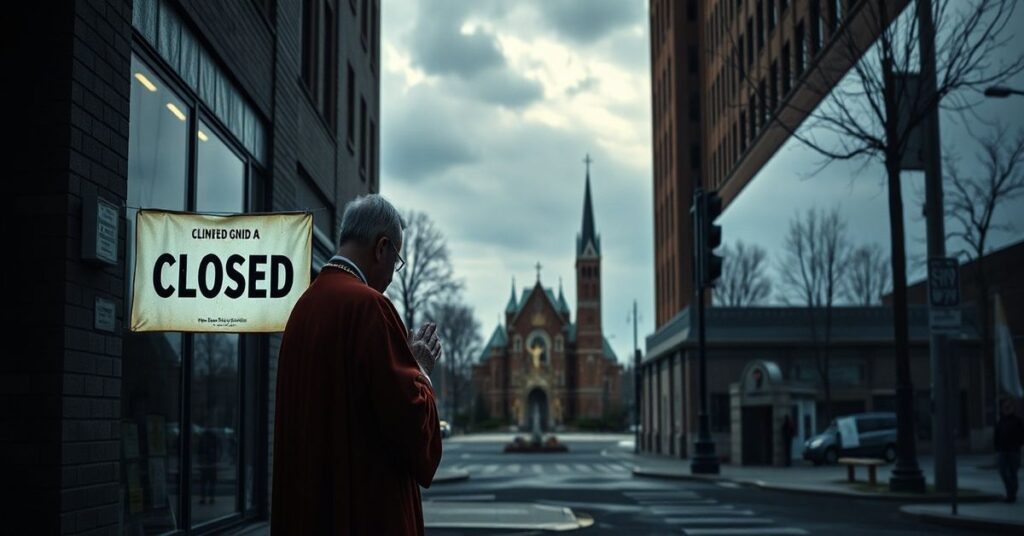 Zdjęcie przedstawiające zamknięcie kliniki Planned Parenthood w Indianapolis z tradycyjnego katolickiego punktu widzenia.