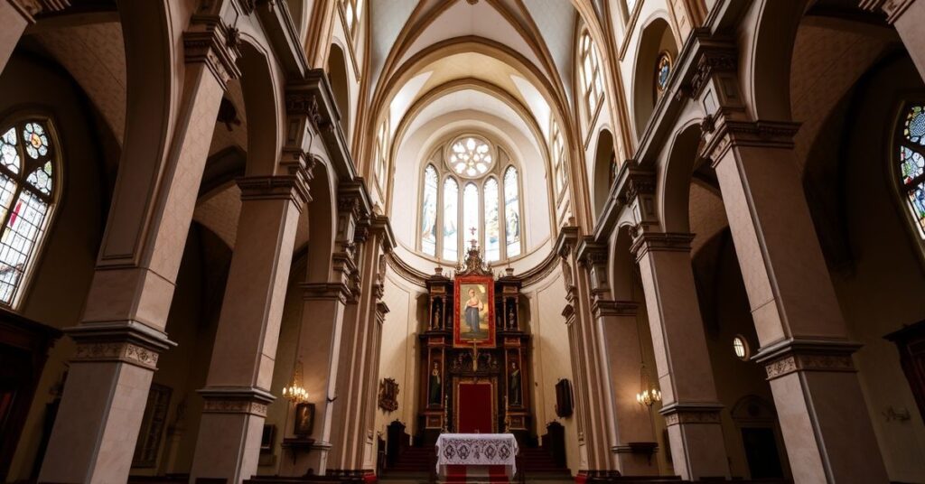 Bazylika Grobu Bożego w Jerozolimie - kard. Pizzaballa i o. Ielpo stoją przed zamkniętymi drzwiami kościoła