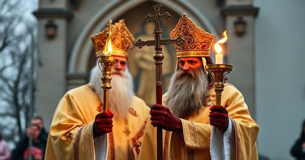 Ceremonia zamknięcia Drzwi Świętych w Bazylice św. Jana na Lateranie przez antypapieża