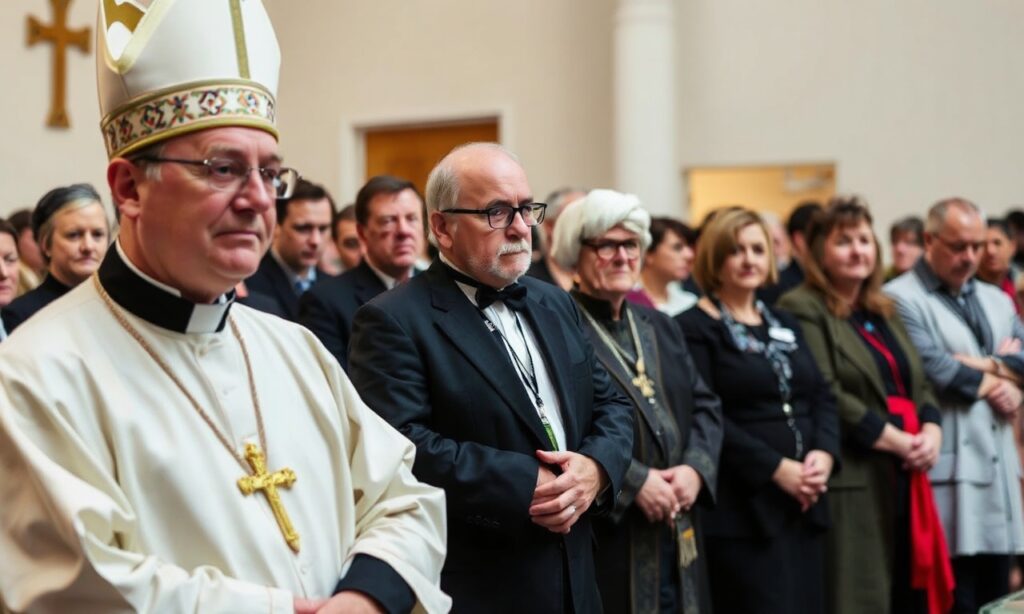 Zgromadzenie Związku Niemców Sudetów w Brnie z udziałem 'biskupa' Pawła Konzbula i niemieckich polityków