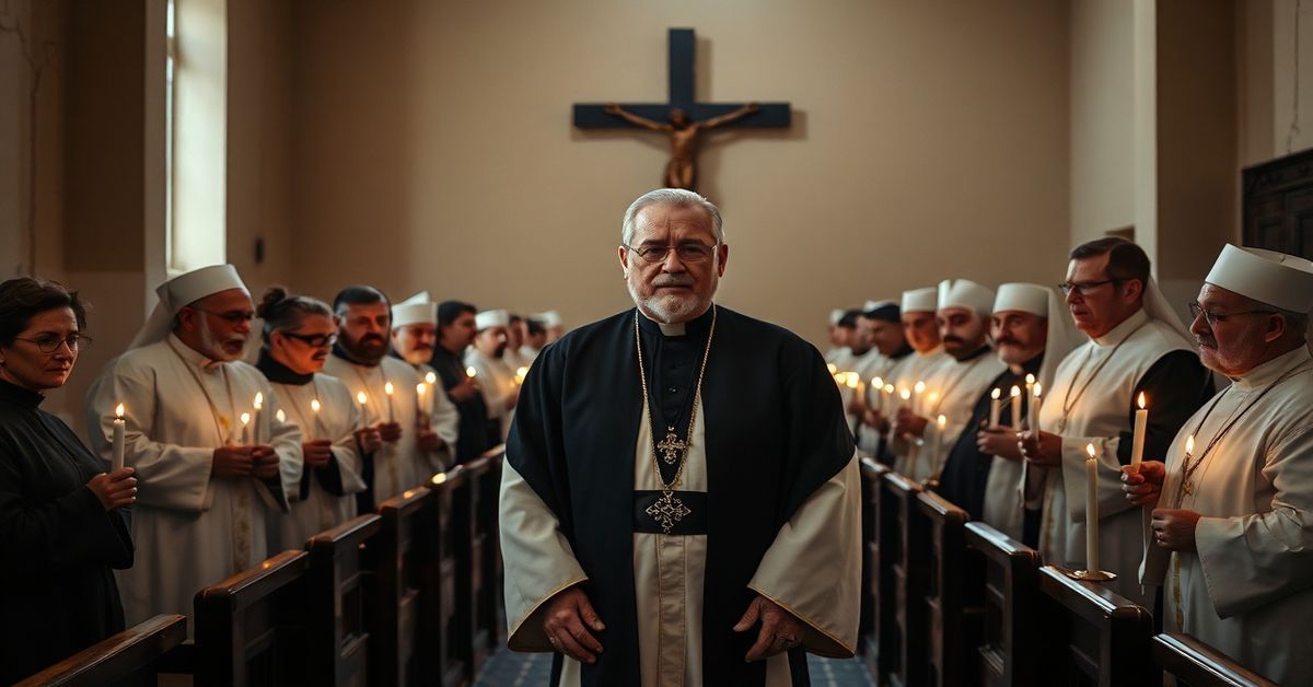 Zjeżdżanie paschalne duszpasterzy w Białymstoku z abp. Józefem Guzdkiem w Centrum Kościelna 1A
