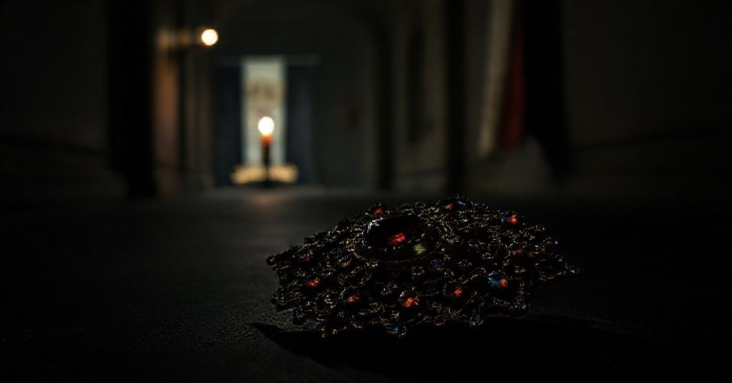 Złodziejstwo klejnotów koronnych z Luwru symbolizuje upadek Francji od Królestwa Chrystusa.