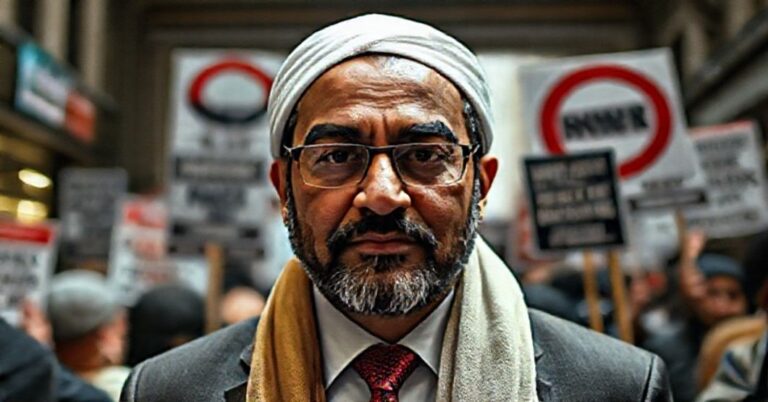 Portret Zohrana Mamdaniego, muzułmańskiego imigranta wybranego na burmistrza Nowego Jorku